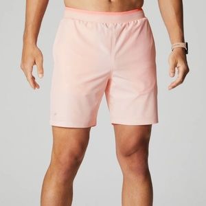 Fableteics Men's Fundamental Short II 7' Unlined Pink Buttercream Size S